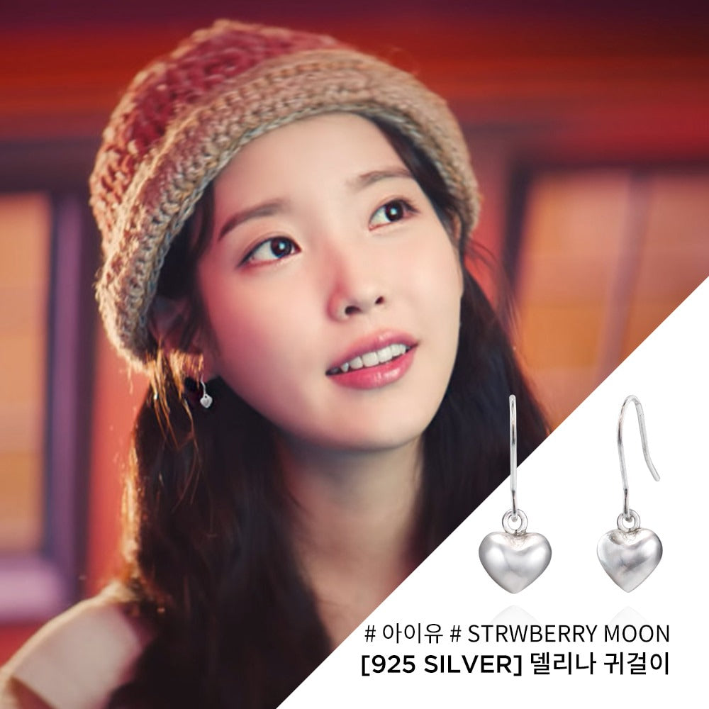 Bông Tai Wing Bling Delina Heart Earrings