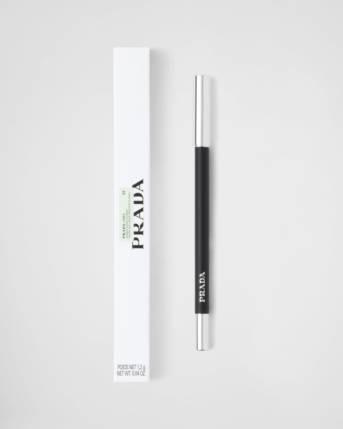 Chì Kẻ Mắt PRADA Durable Gliding Eye Pencil #01 Nero