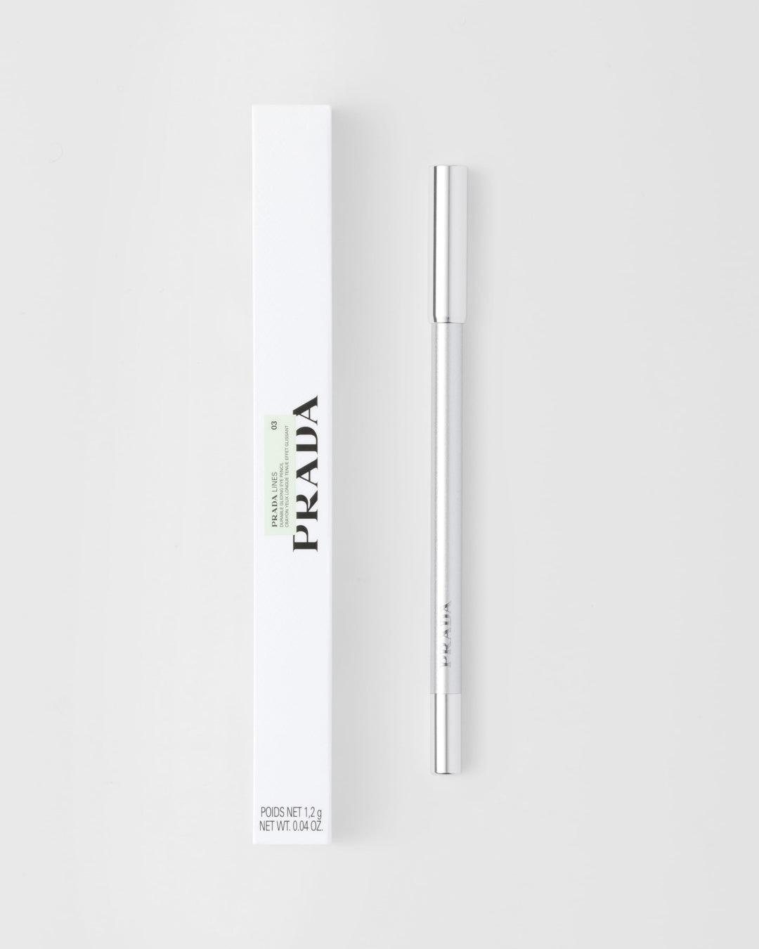 Chì Kẻ Mắt PRADA Durable Gliding Eye Pencil #05 Argento