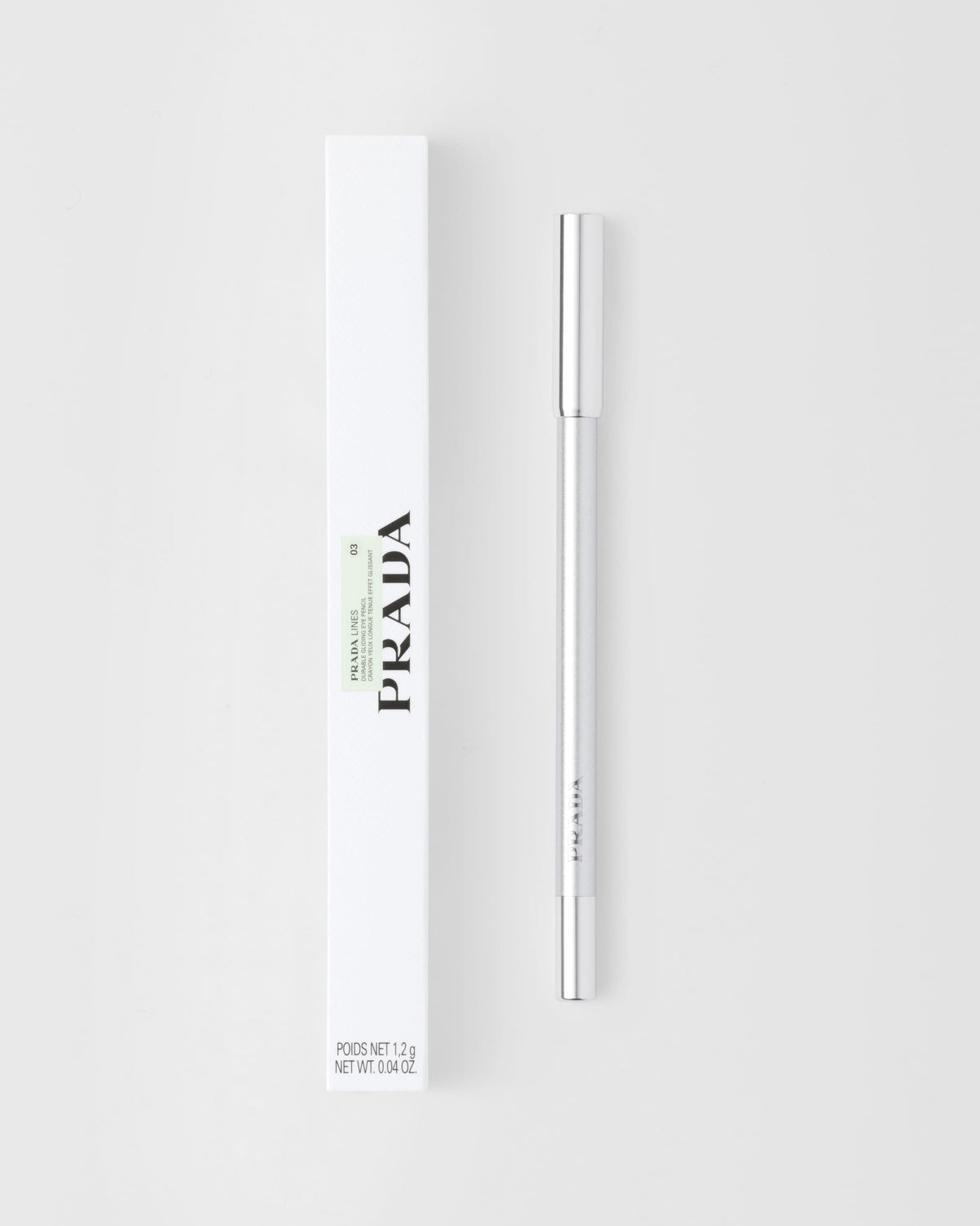 Chì Kẻ Mắt PRADA Durable Gliding Eye Pencil #05 Argento