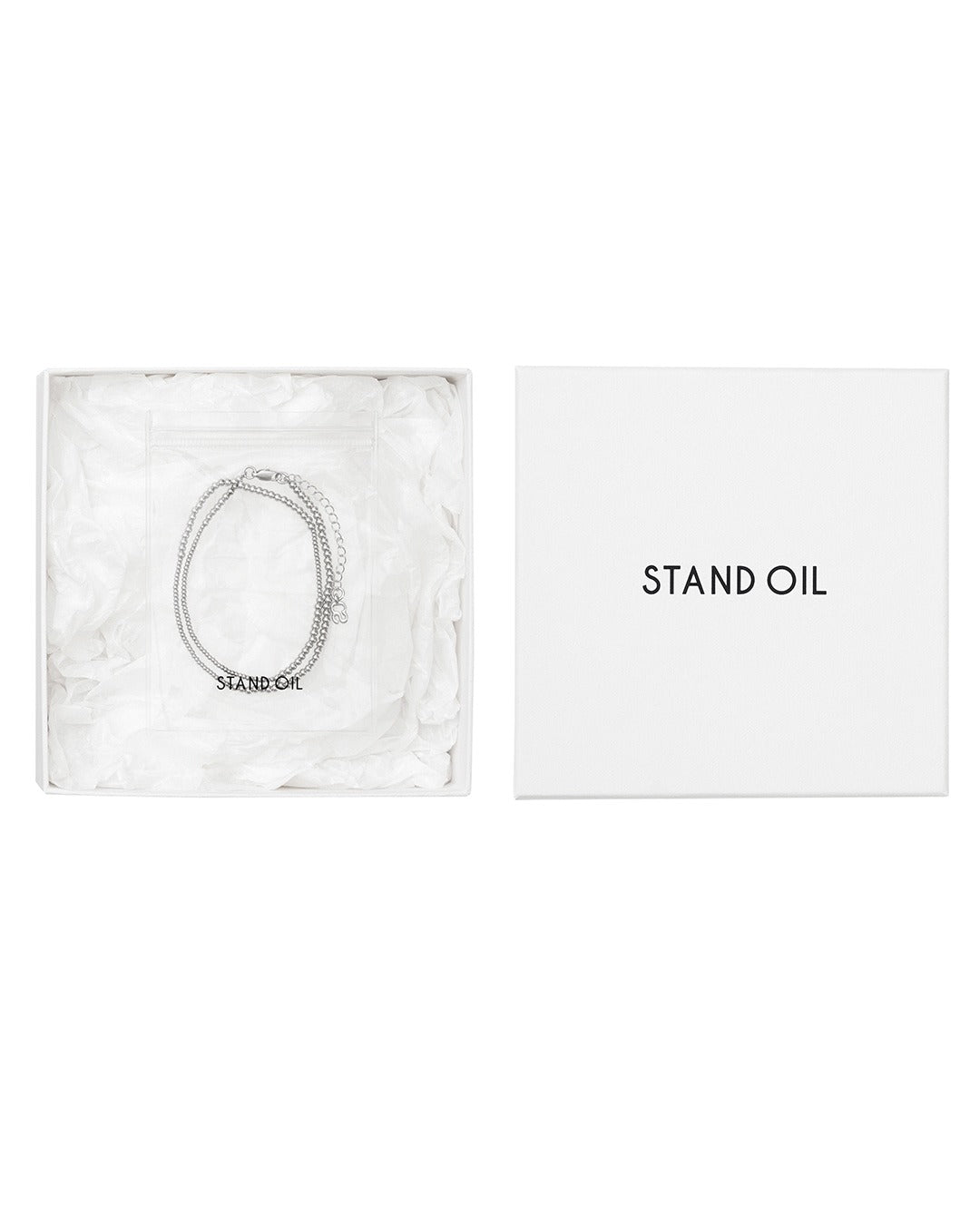 Dây Chuyền Stand Oil Ball Chain Mix Necklace #Silver