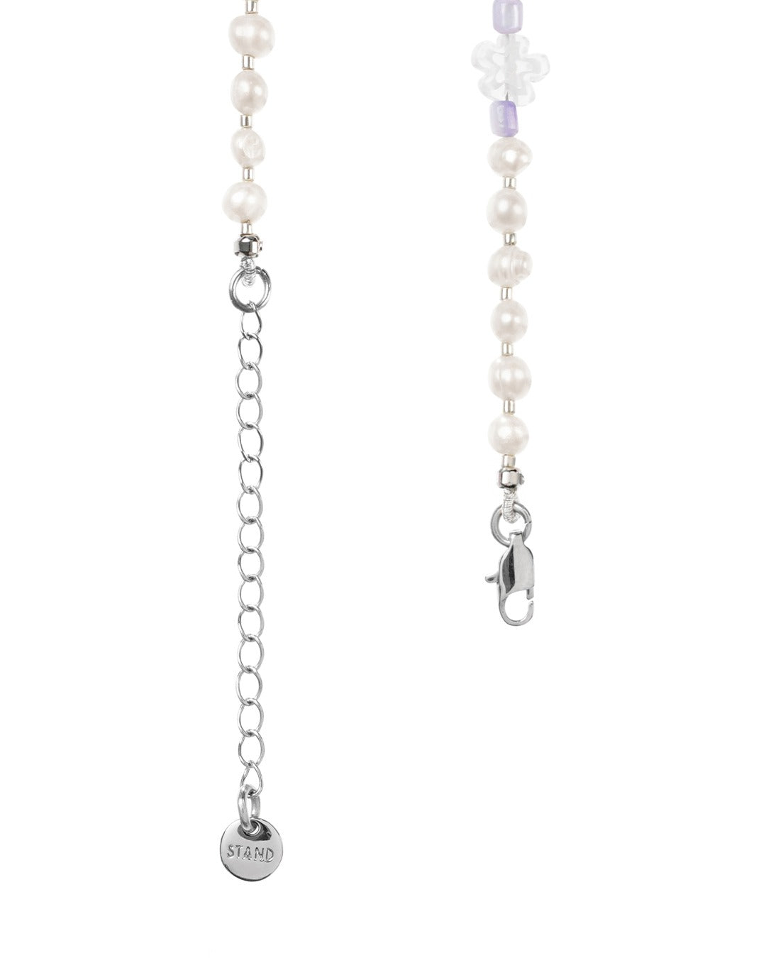 Dây Chuyền Stand Oil Flower Pearl Necklace #Lilac