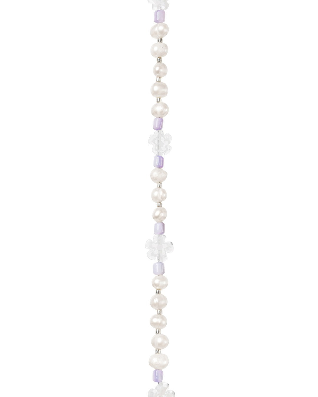 Dây Chuyền Stand Oil Flower Pearl Necklace #Lilac