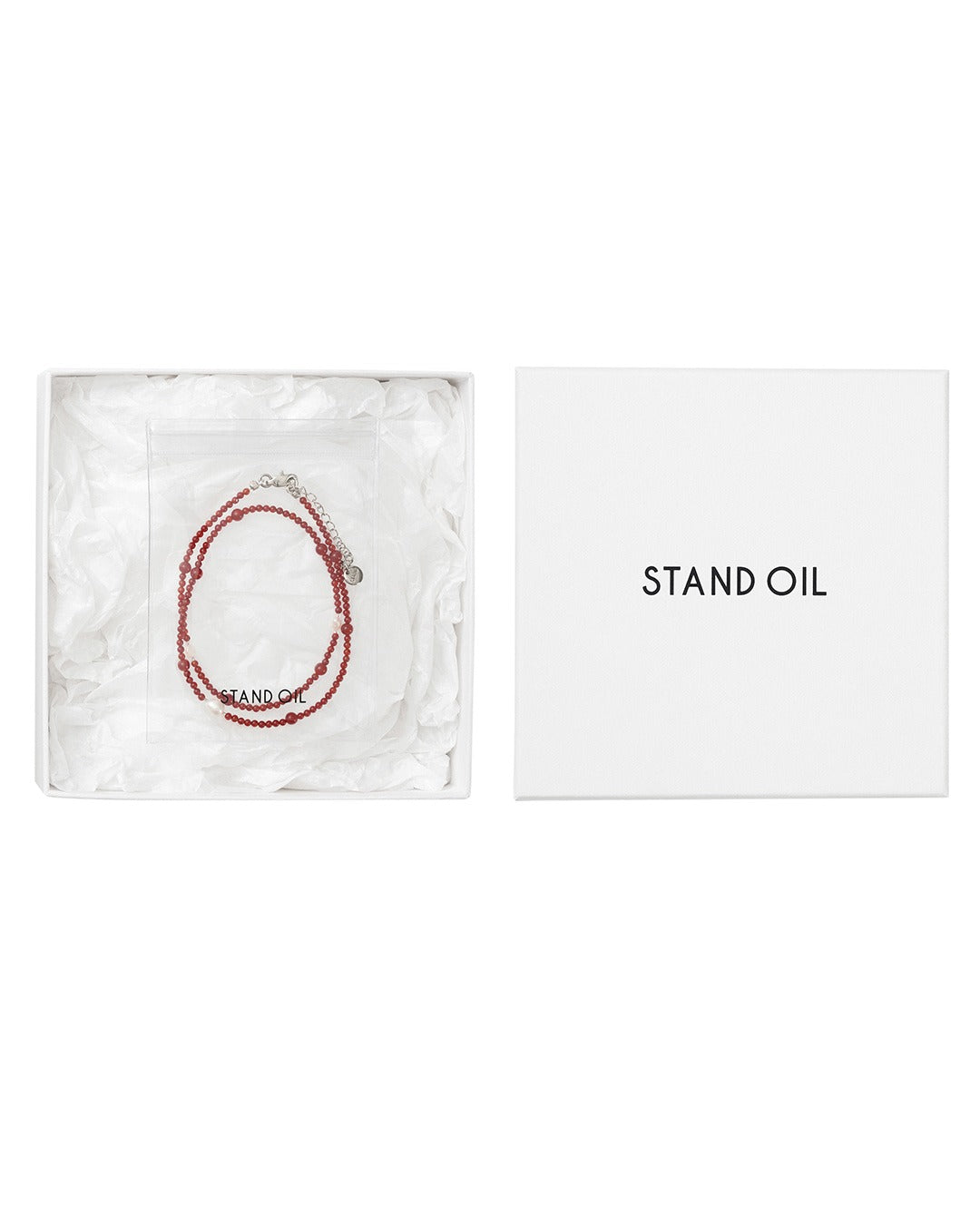 Dây Chuyền Stand Oil Jamano Pearl Necklace #Red