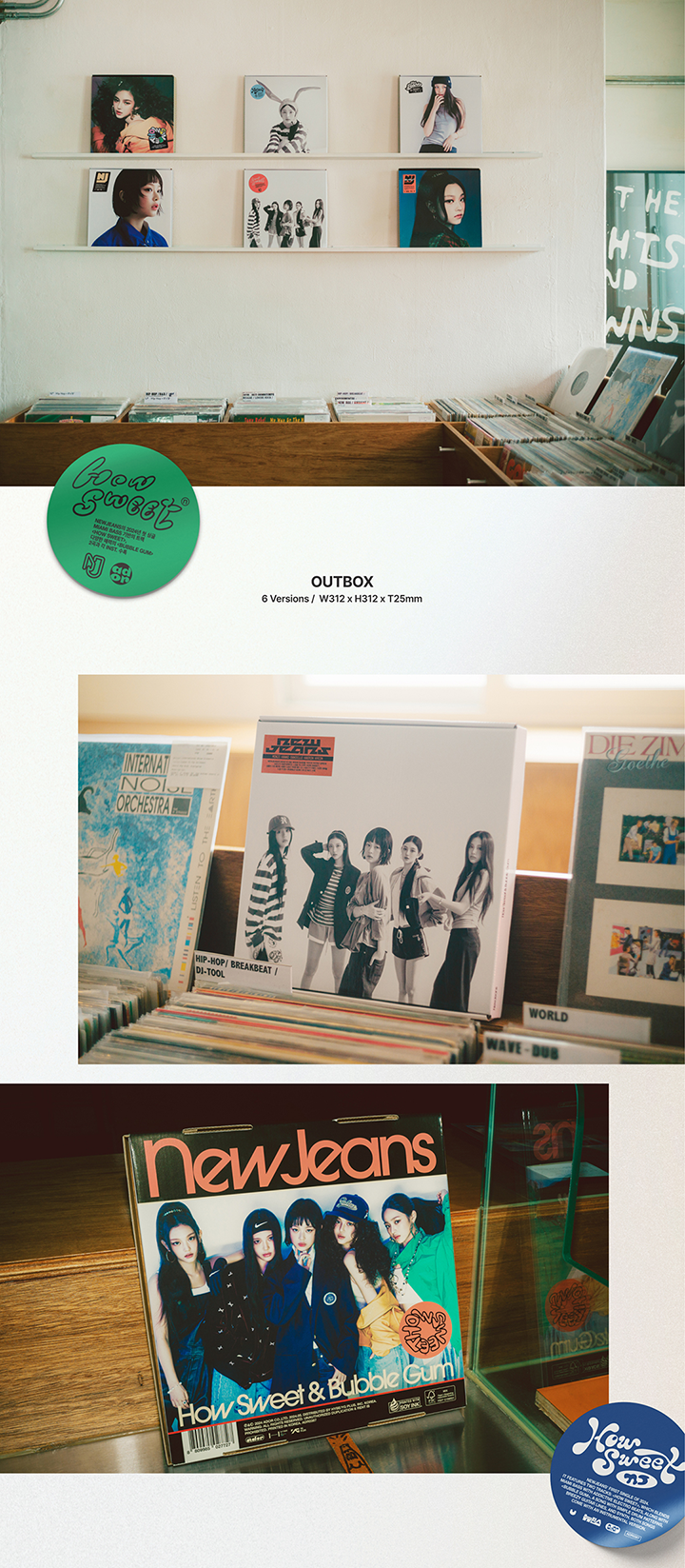 Đĩa NewJeans 'How Sweet' Standard Ver (Set)