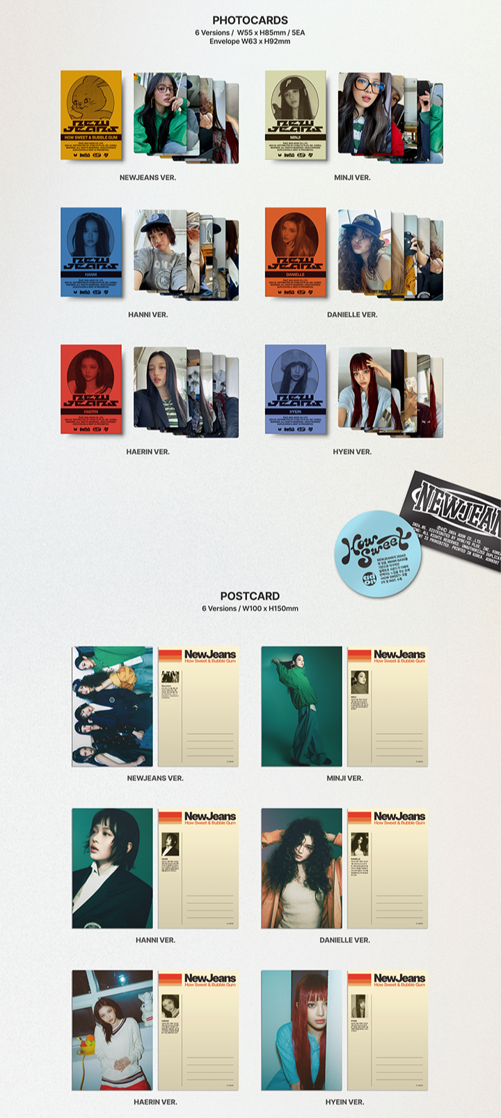 Đĩa NewJeans 'How Sweet' Standard Ver (Set)