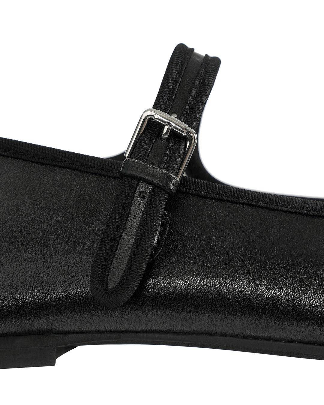 Giày Stand Oil Day Mary Jane Flat Shoes #Black