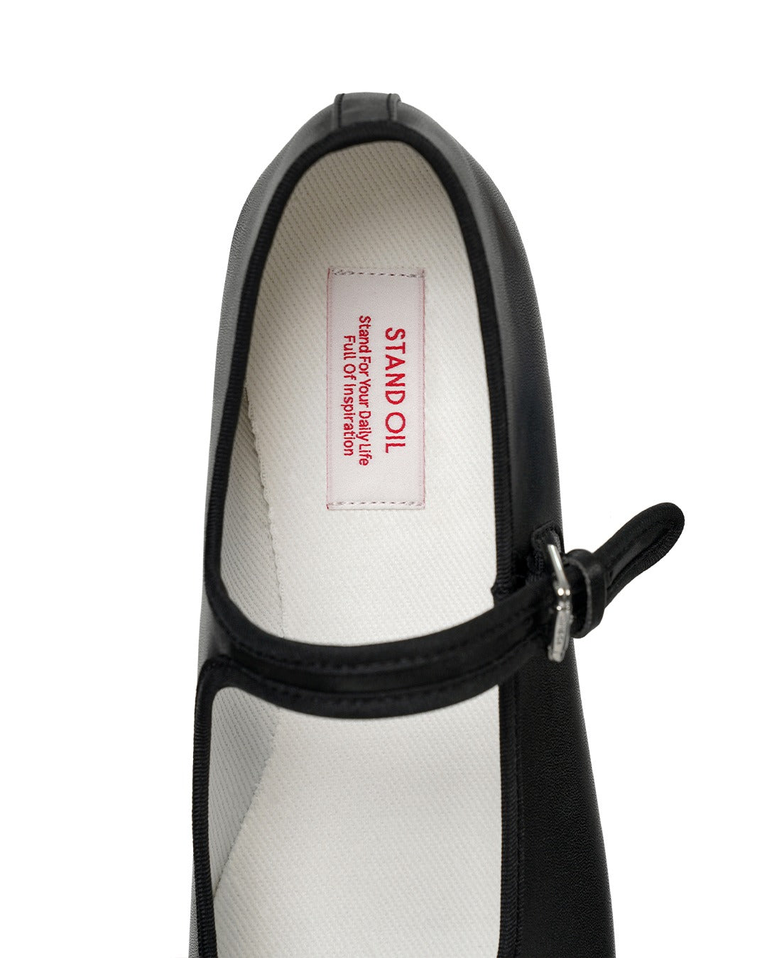 Giày Stand Oil Day Mary Jane Flat Shoes #Black