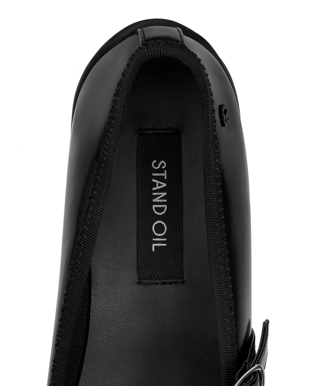 Giày Stand Oil Strap Ballet Mary Jane #Black