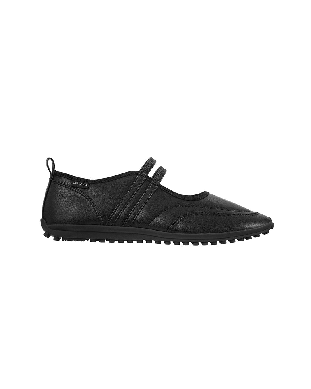 Giày Stand Oil Strap Mary Jane Sneakers #Black