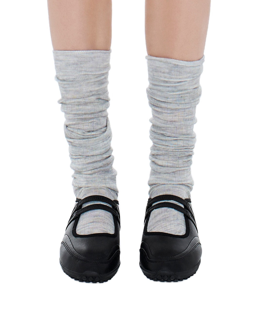 Giày Stand Oil Strap Mary Jane Sneakers #Black