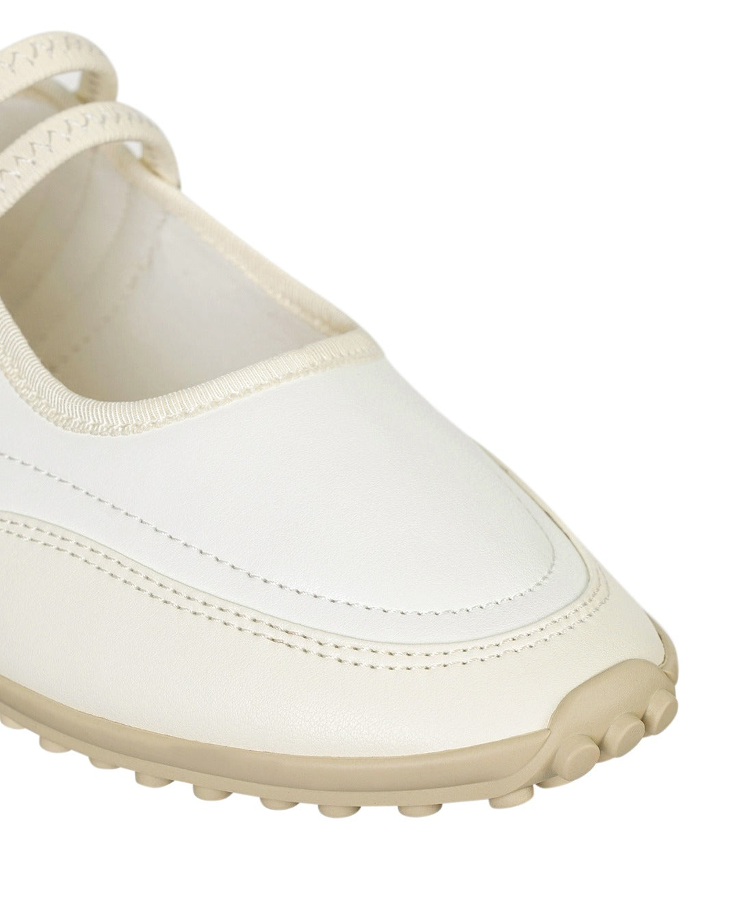Giày Stand Oil Strap Mary Jane Sneakers #Ivory