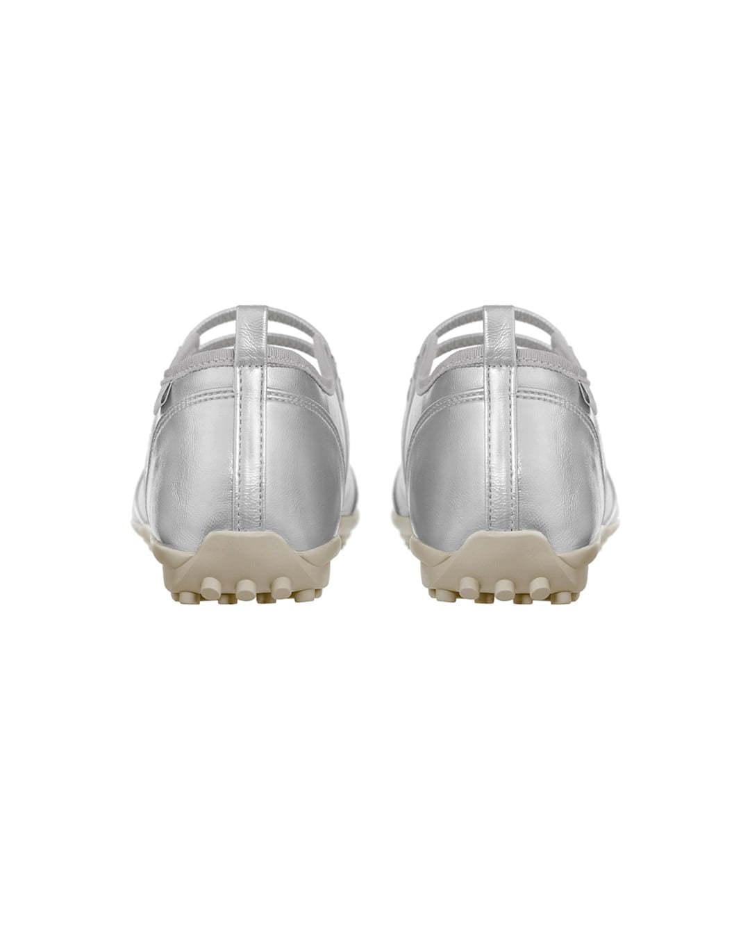 Giày Stand Oil Strap Mary Jane Sneakers #Silver