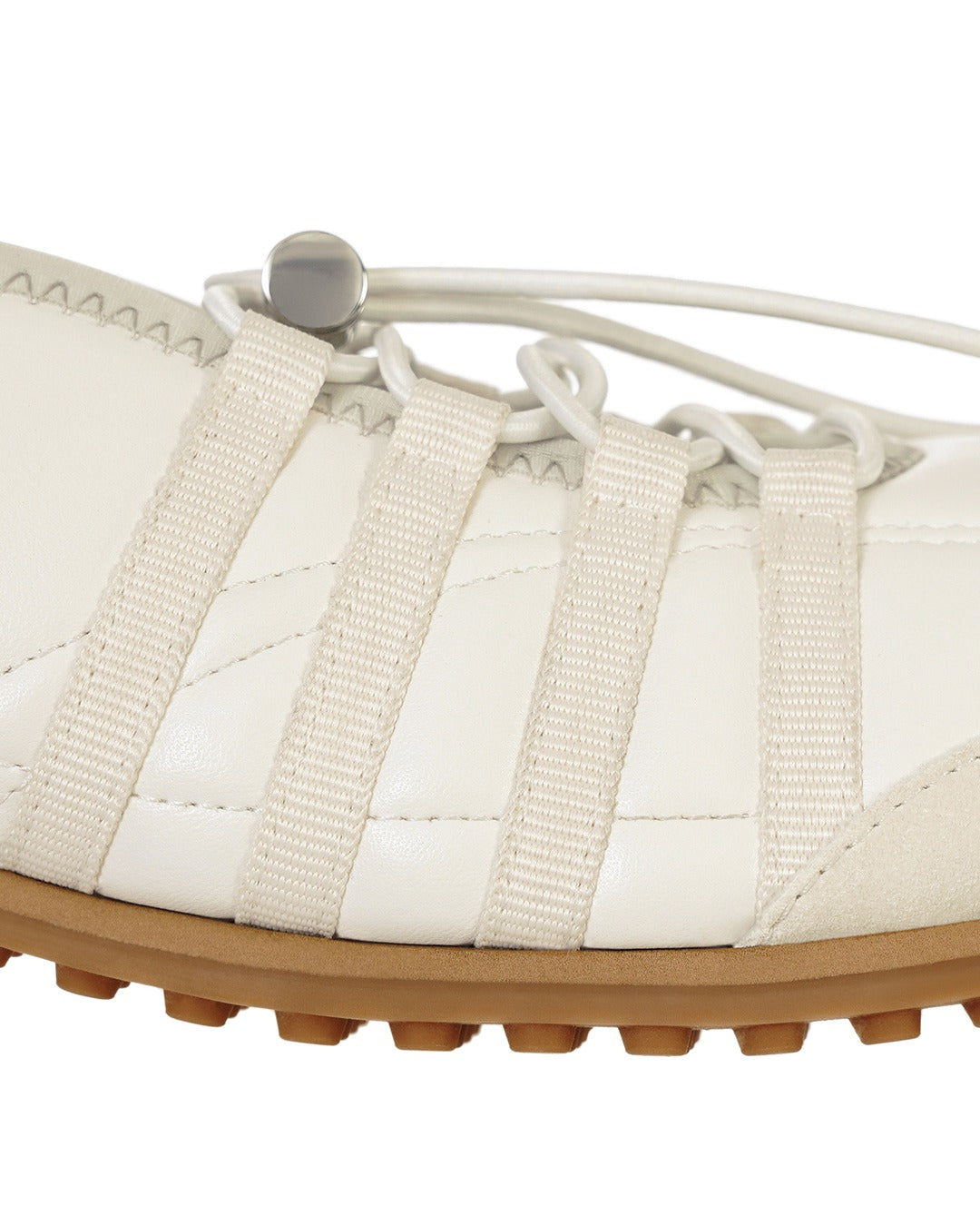 Giày Stand Oil Tie Mary Jane Sneakers #Cream