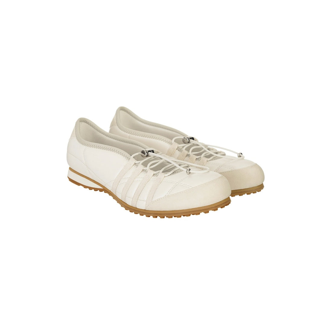 Giày Stand Oil Tie Mary Jane Sneakers #Cream