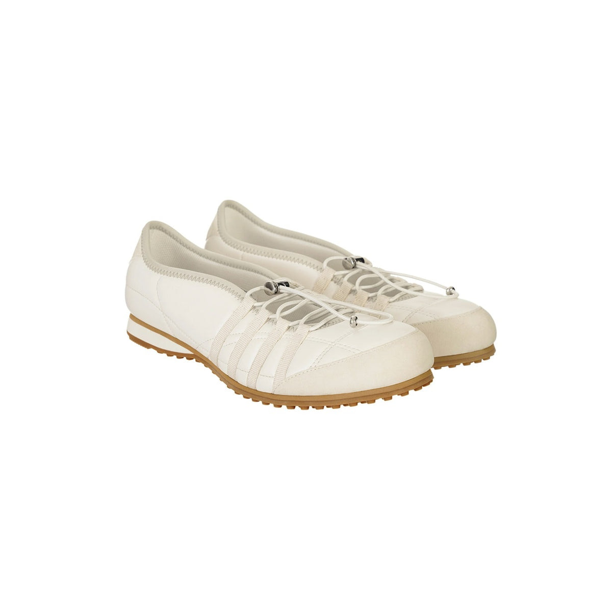 Giày Stand Oil Tie Mary Jane Sneakers #Cream