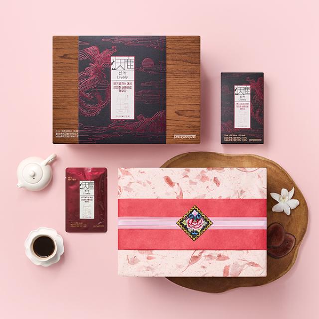 Hồng Sâm KGC Jung Kwan Jang Cheon Nok Lively #60 Packs (Hanji Packaging)