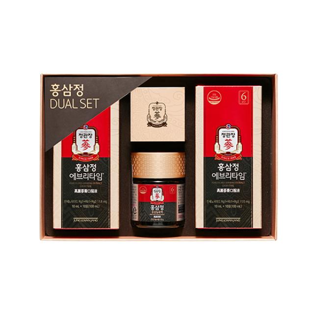 Hồng Sâm KGC Jung Kwan Jang Korean Red Ginseng Extract & EVERYTIME (Dual Set)