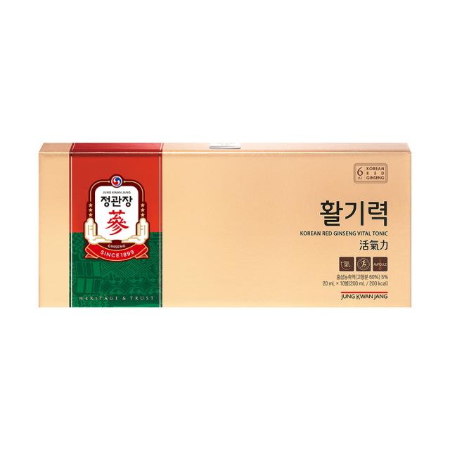 Hồng Sâm KGC Jung Kwan Jang Korean Red Ginseng Vital Tonic #10 Bottles - Kallos Vietnam