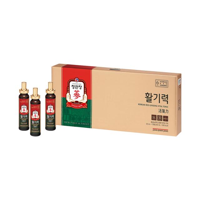 Hồng Sâm KGC Jung Kwan Jang Korean Red Ginseng Vital Tonic #10 Bottles - Kallos Vietnam