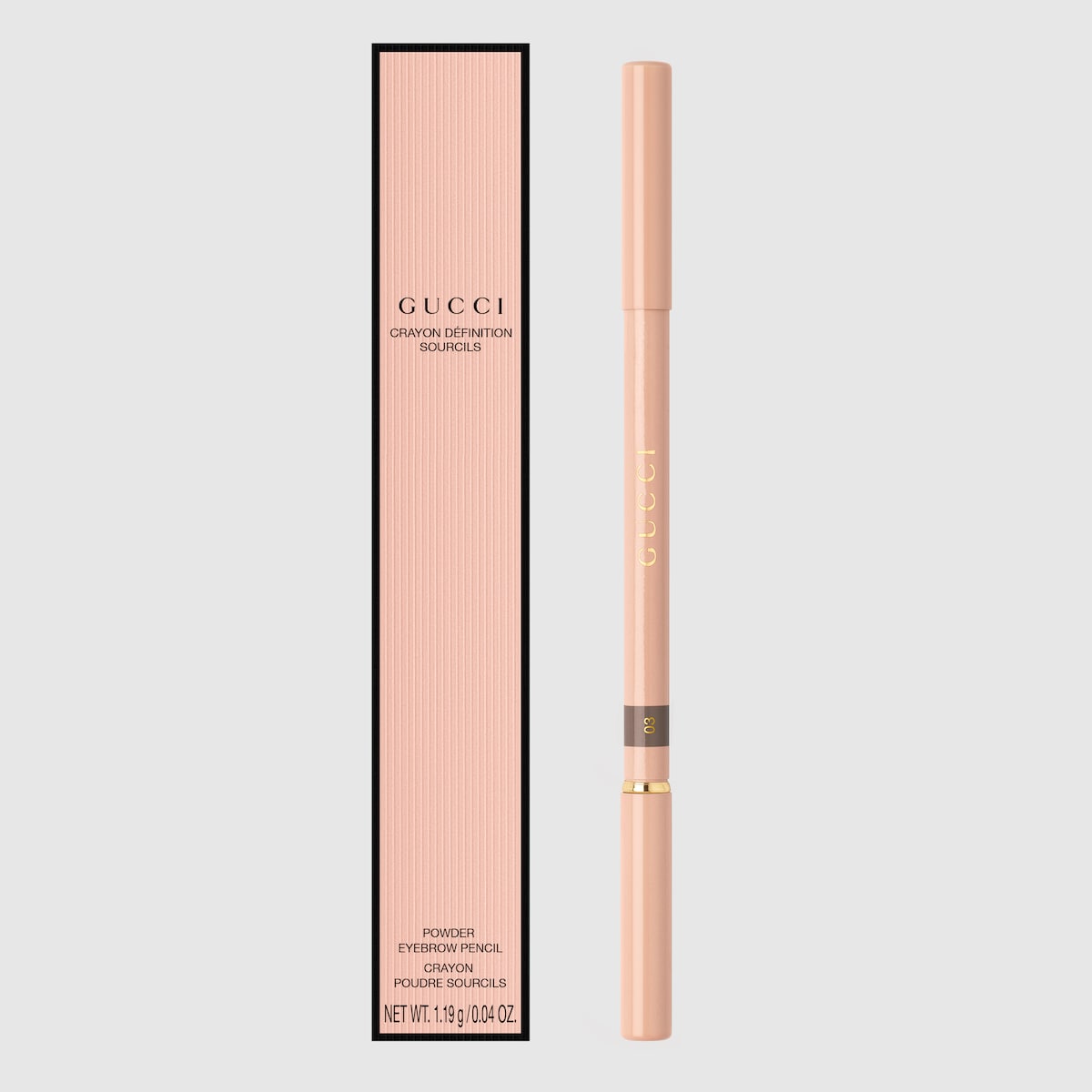 Kẻ Mày GUCCI Crayon Définition Sourcils Eyebrow Pencil #3 Châtain - Kallos Vietnam