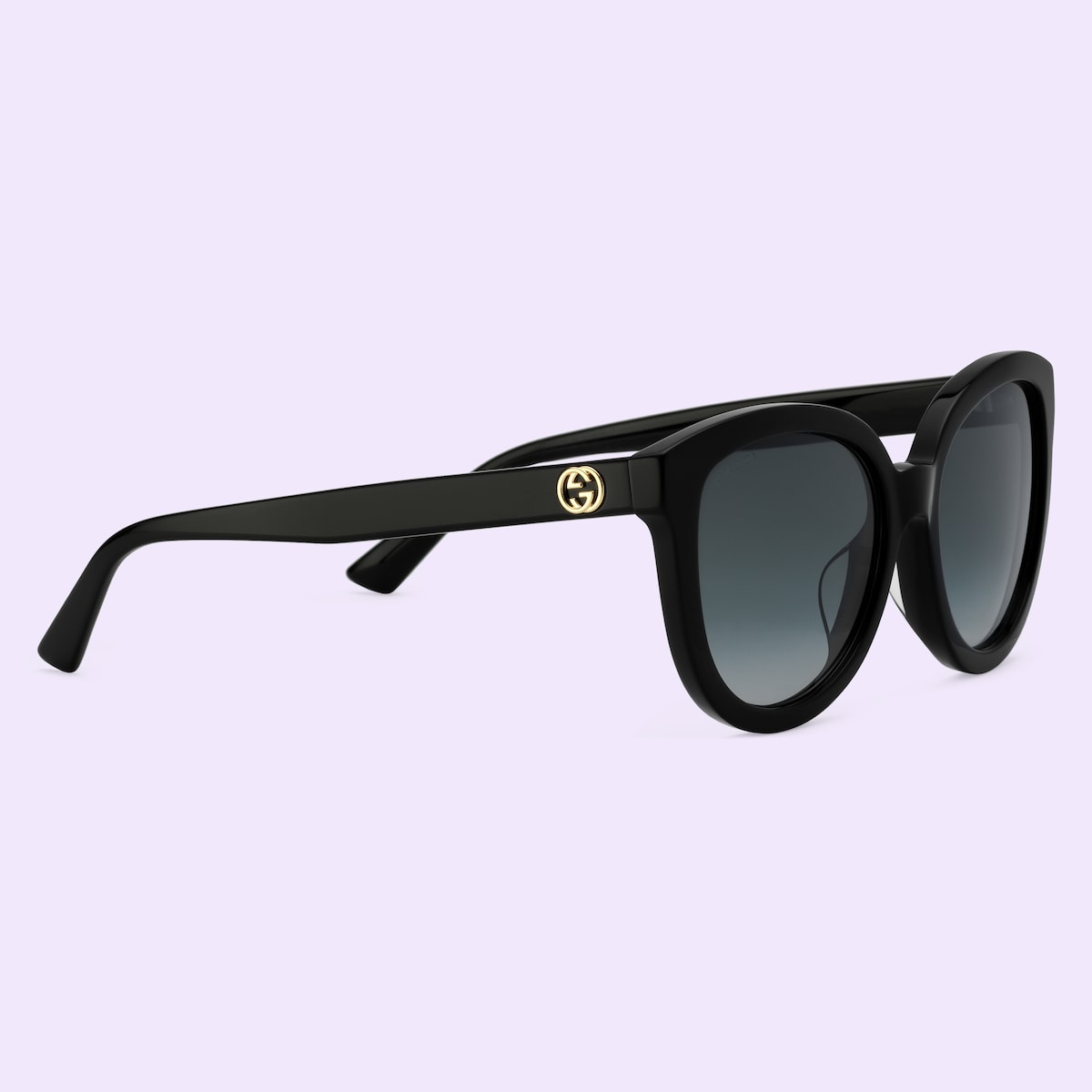 Kính Mát GUCCI Low Nose Bridge Fit Cat-Eye Frame Sunglasses #Black - Kallos Vietnam