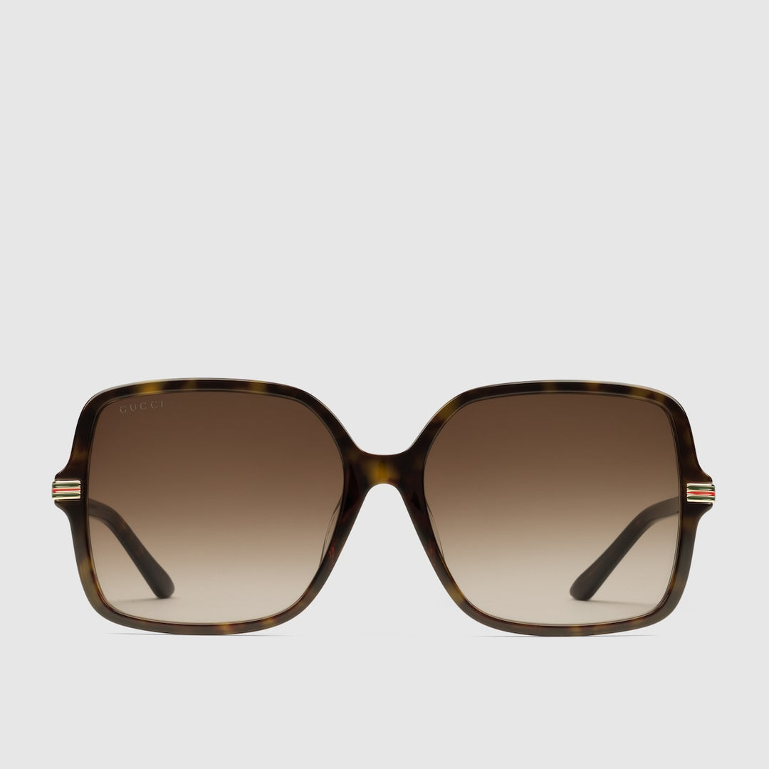 Kính Mát GUCCI Low Nose Bridge Fit Square Sunglasses #Toltoiseshell - Kallos Vietnam