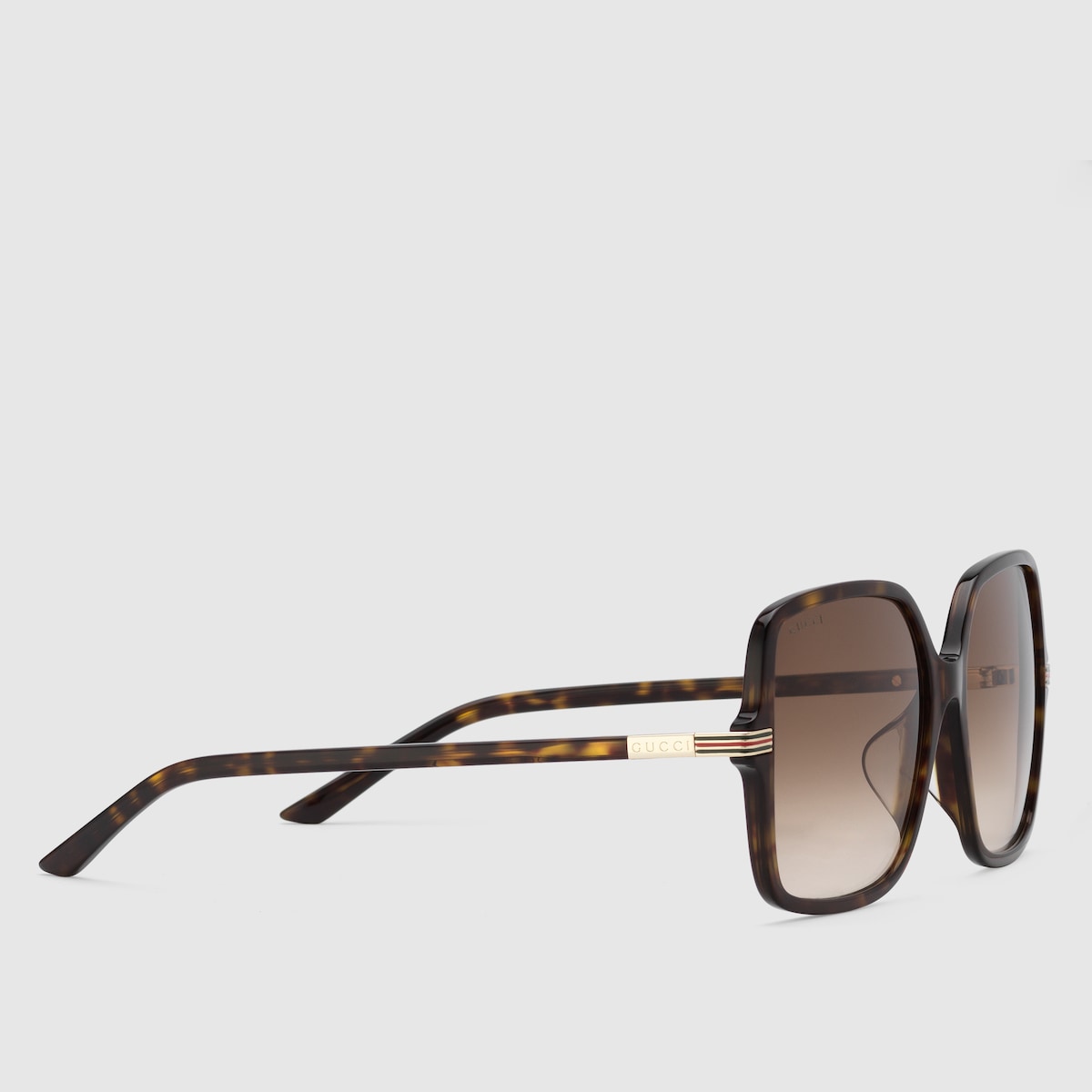Kính Mát GUCCI Low Nose Bridge Fit Square Sunglasses #Toltoiseshell - Kallos Vietnam