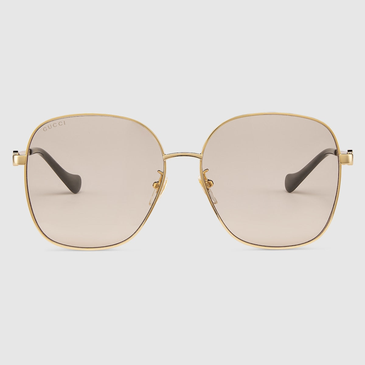 Kính Mát GUCCI Low Nose Bridge Fit Sunglasses #Gold - Kallos Vietnam