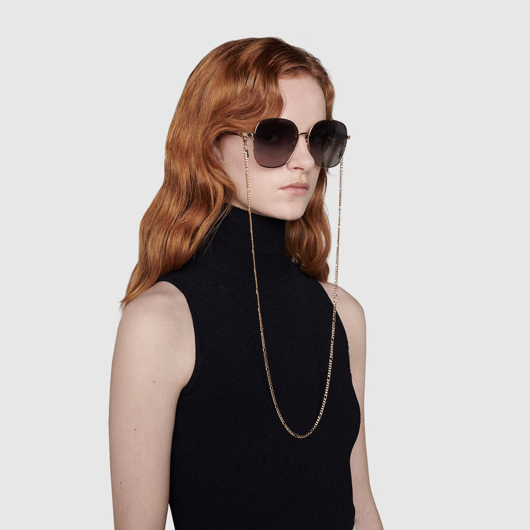 Kính Mát GUCCI Low Nose Bridge Fit Sunglasses #Grey - Kallos Vietnam