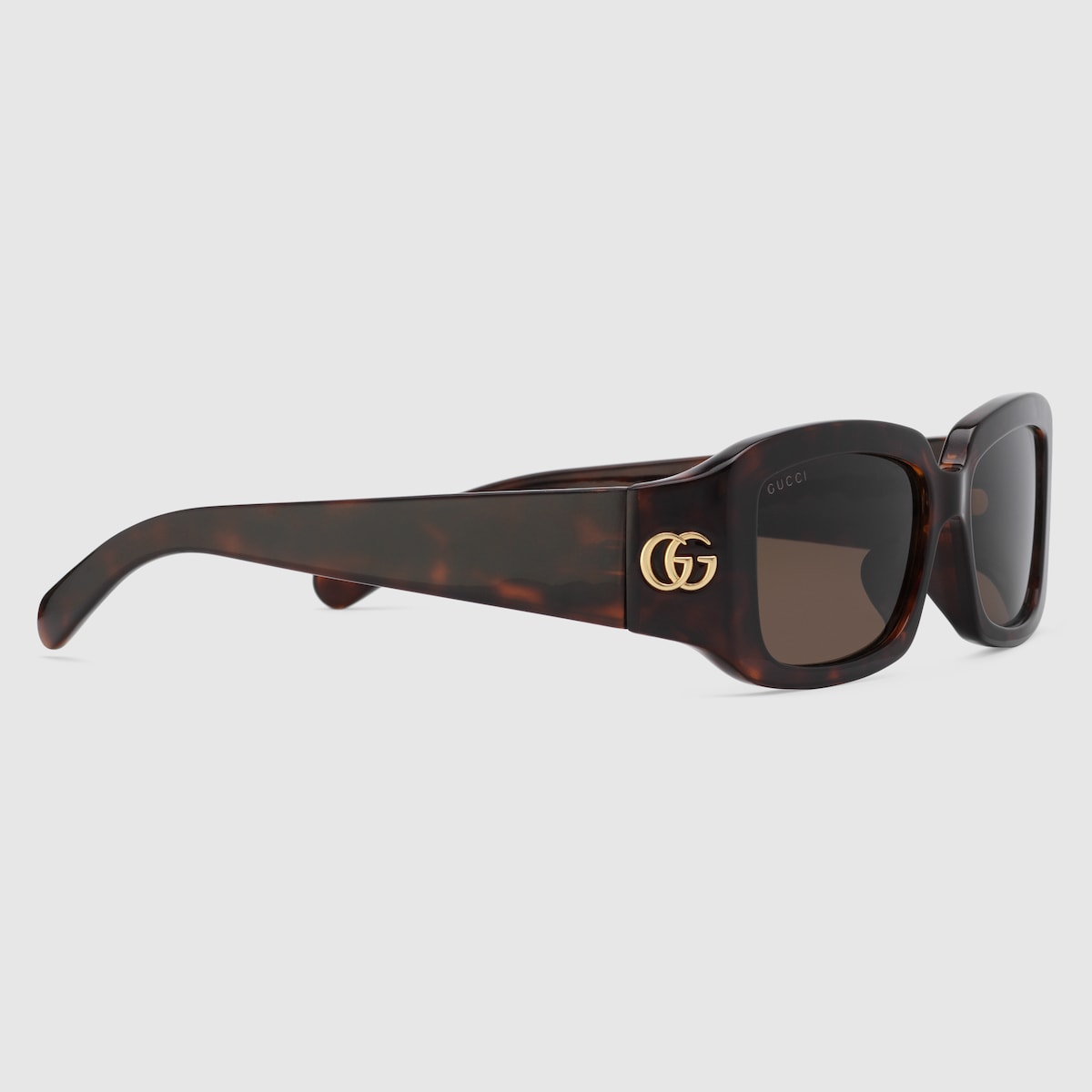 Kính Mát GUCCI Specialized Fit Rectangular Sunglasses #Brown - Kallos Vietnam