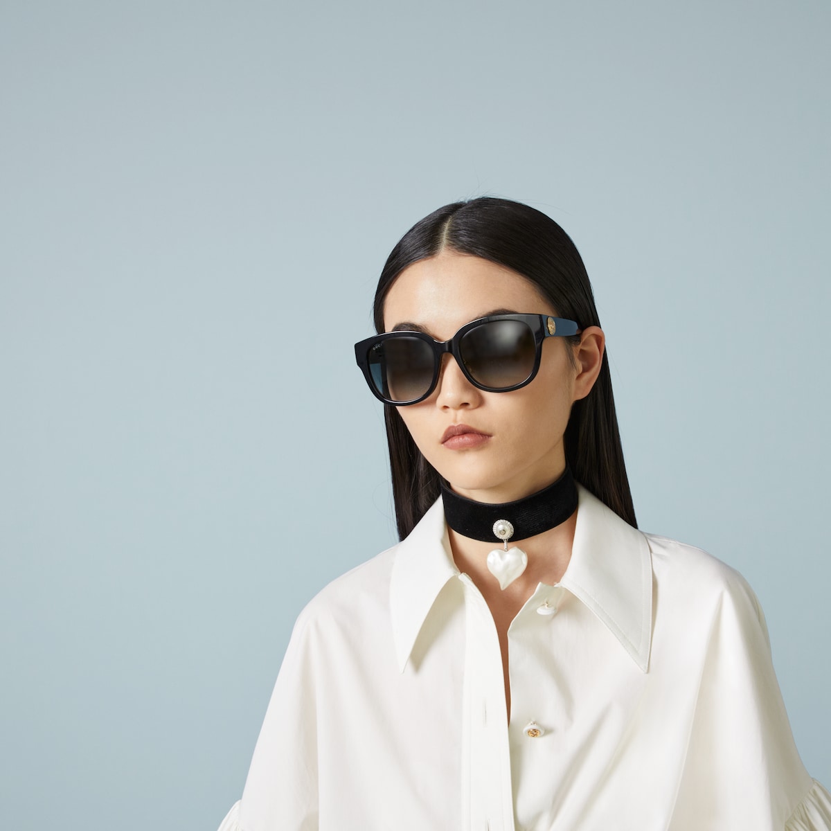 Kính Mát GUCCI Specialized Fit Round Sunglasses #Black - Kallos Vietnam