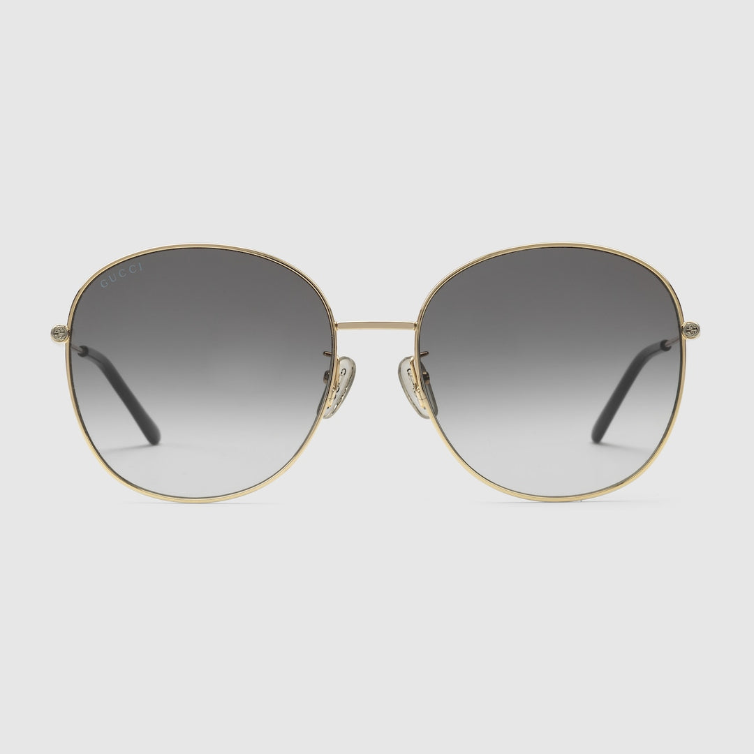 Kính Mát GUCCI Specialized Fit Round Sunglasses #Gold - Kallos Vietnam