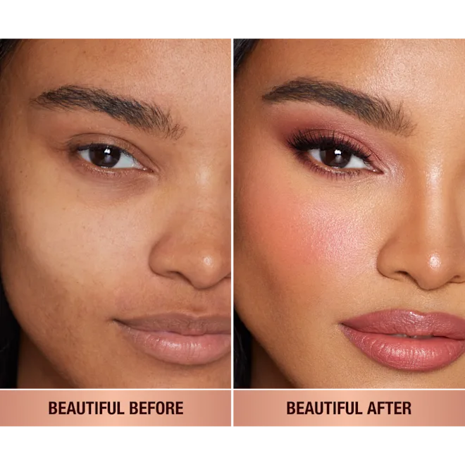 Má Hồng Charlotte Tilbury Matte Beauty Blush Wand #Pillow Talk Peach Pop