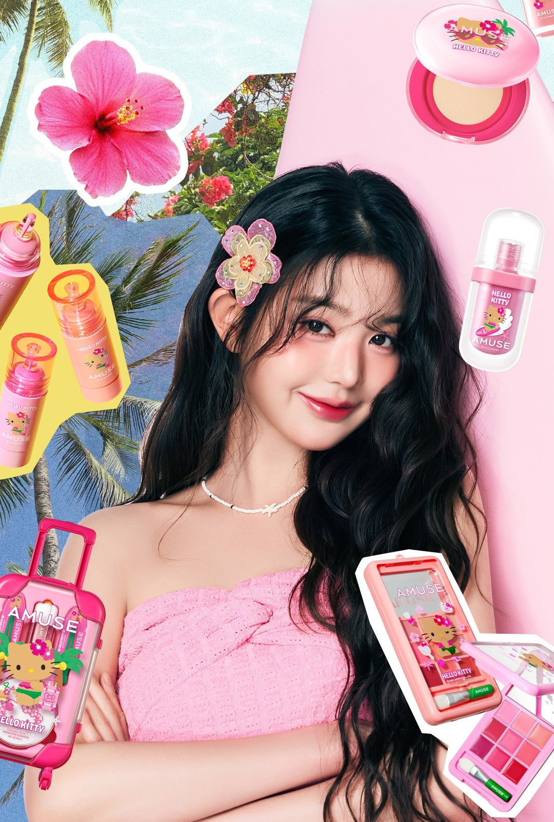 Má Hồng & Son AMUSE Lip & Cheek Palette Phone