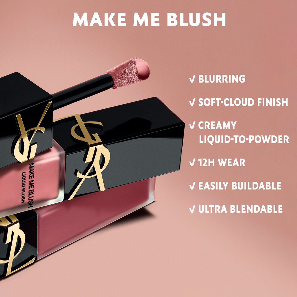 Má Hồng YSL Make Me Blush Liquid Blush #57 Coral Clash - Kallos Vietnam