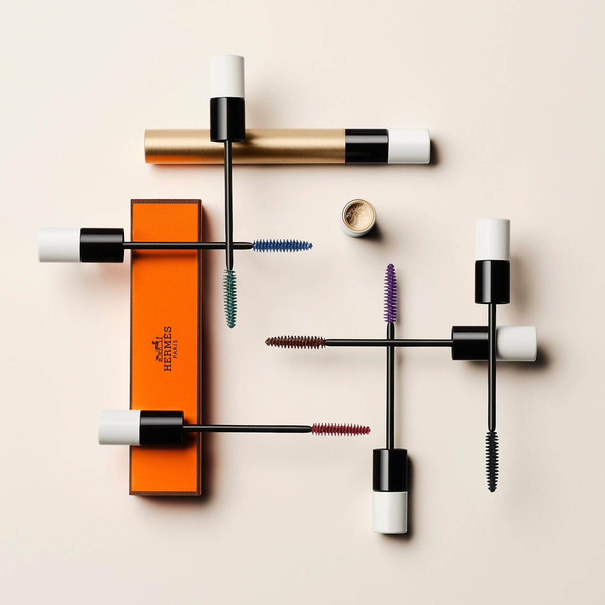 Mascara HERMÈS Trait d'Hermès Revitalizing Care Mascara #04 Bleu Encre - Kallos Vietnam