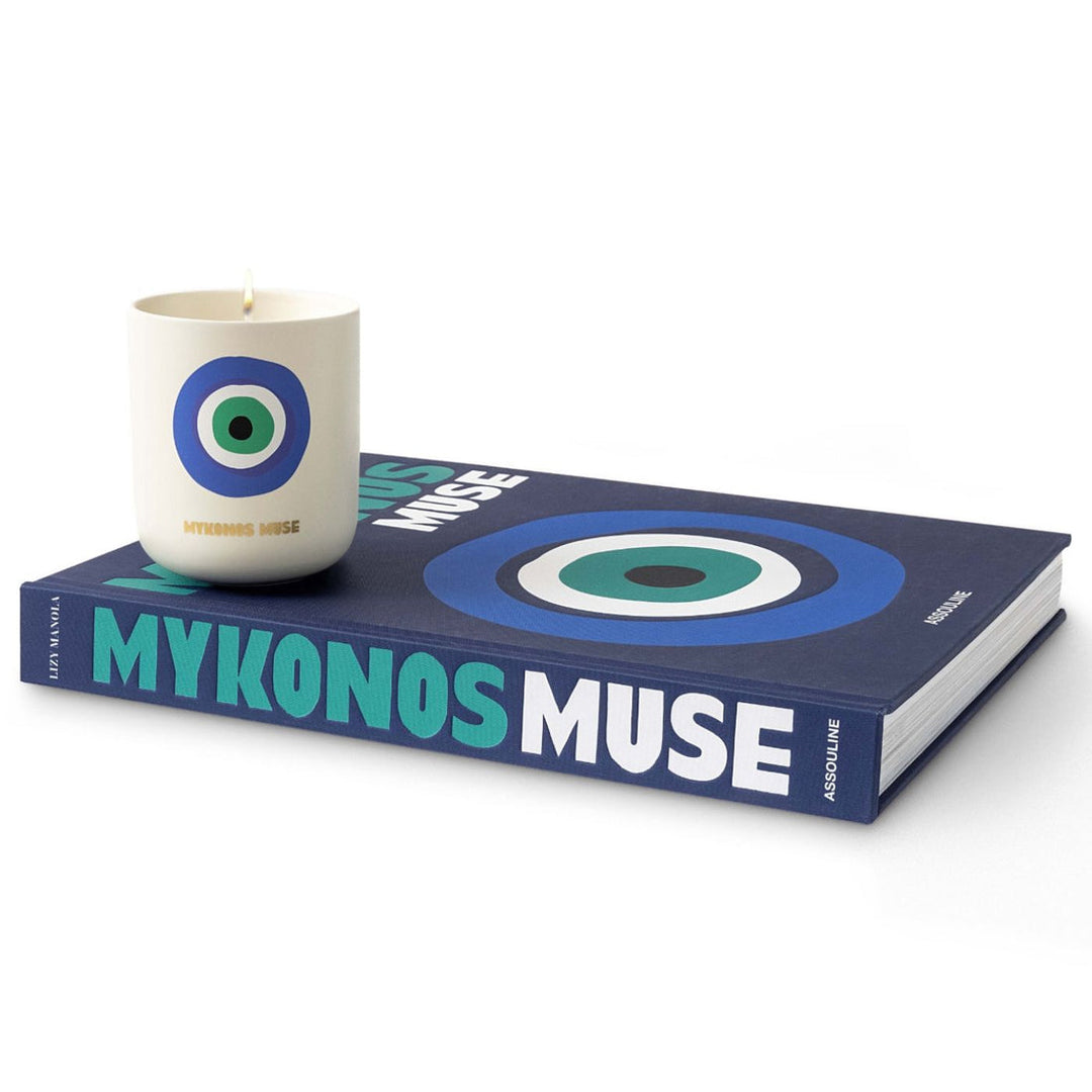 Nến Thơm ASSOULINE Mykonos Muse - Travel From Home Candle - Kallos Vietnam