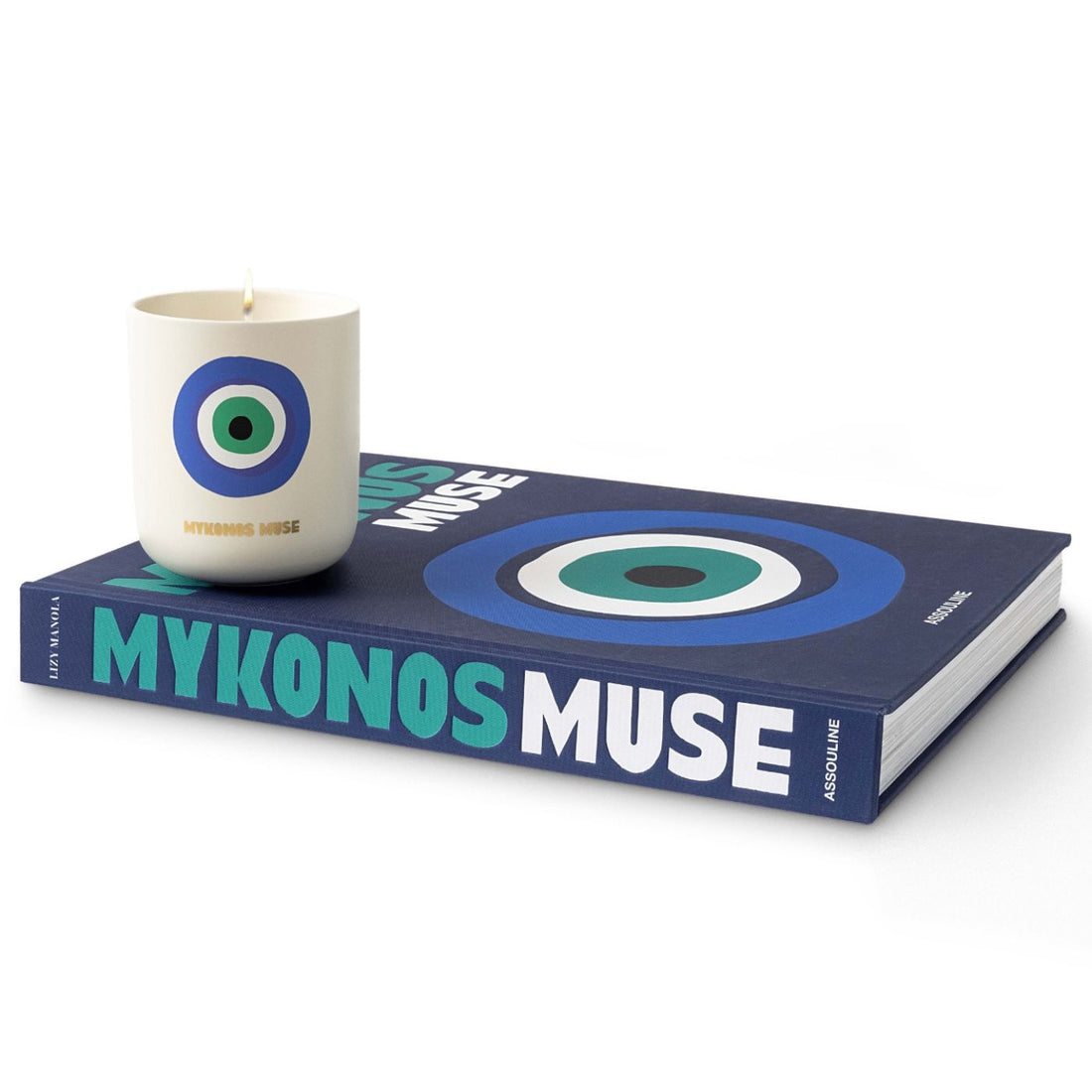 Nến Thơm ASSOULINE Mykonos Muse - Travel From Home Candle - Kallos Vietnam