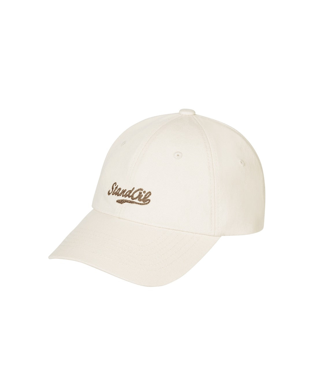Nón Stand Oil Stand Logo Ball Cap #Cream