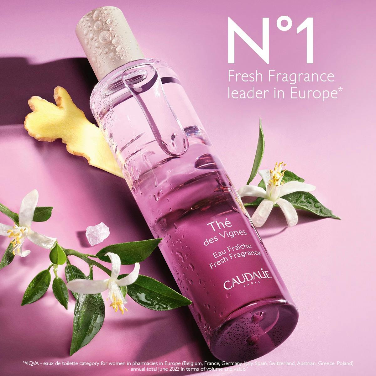 Nước Hoa Caudalie Fresh Fragrance Thé des Vignes #50 mL