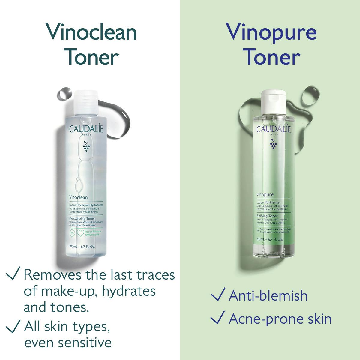 Nước Hoa Hồng Caudalie Vinopure Purifying Toner #200 mL