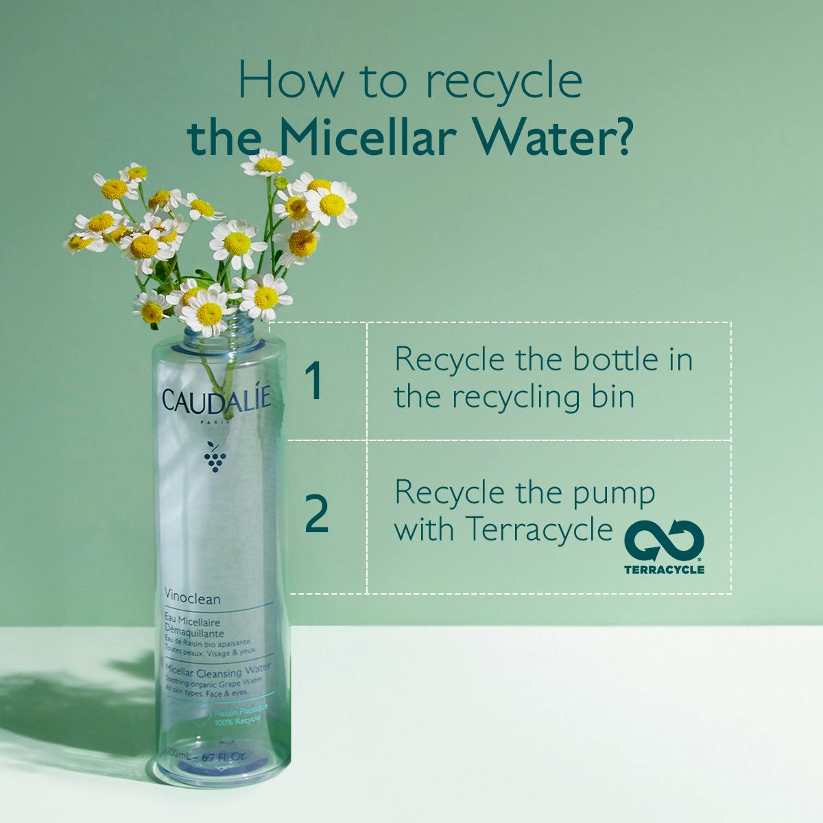 Nước Tẩy Trang Caudalie Micellar Cleansing Water #200 mL