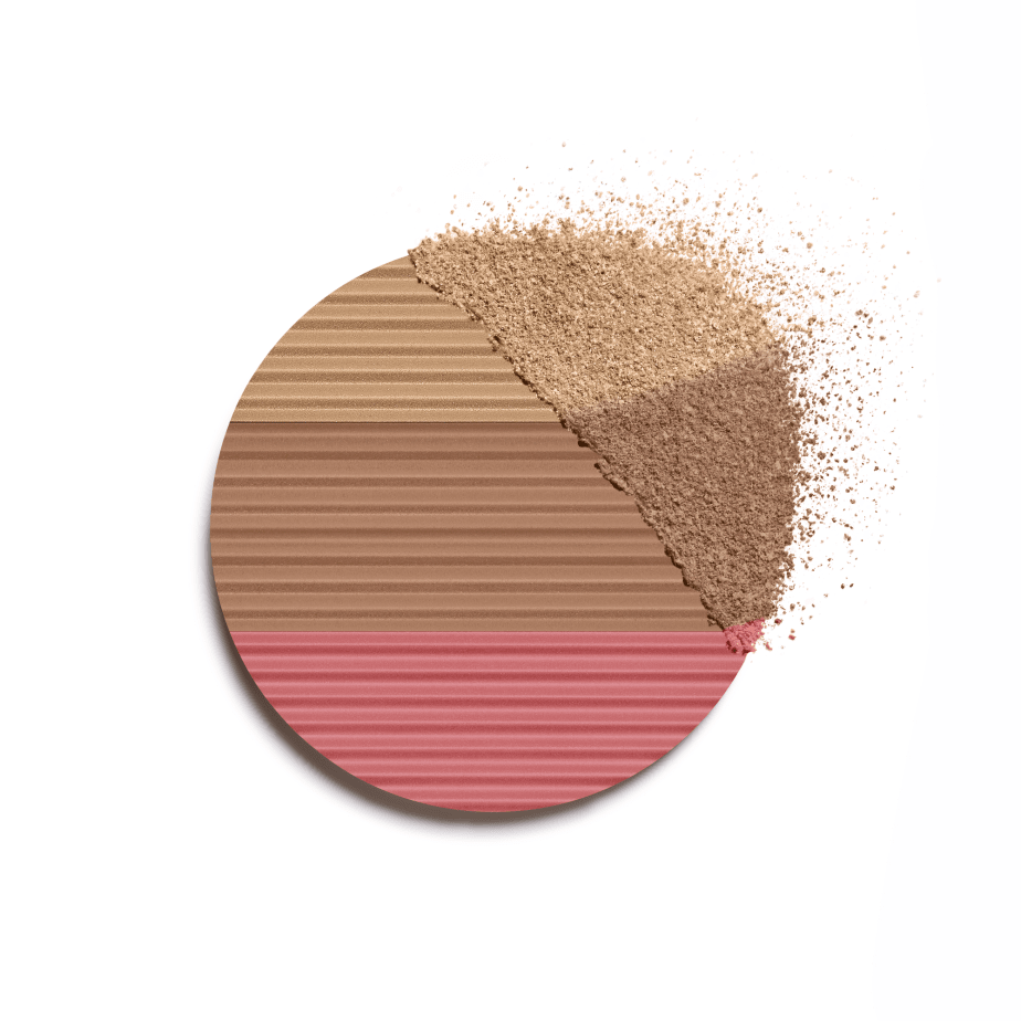 Phấn 3in1 CHANEL Les Beiges Sun-Kissed Powder #Medium Rose Gold - Kallos Vietnam