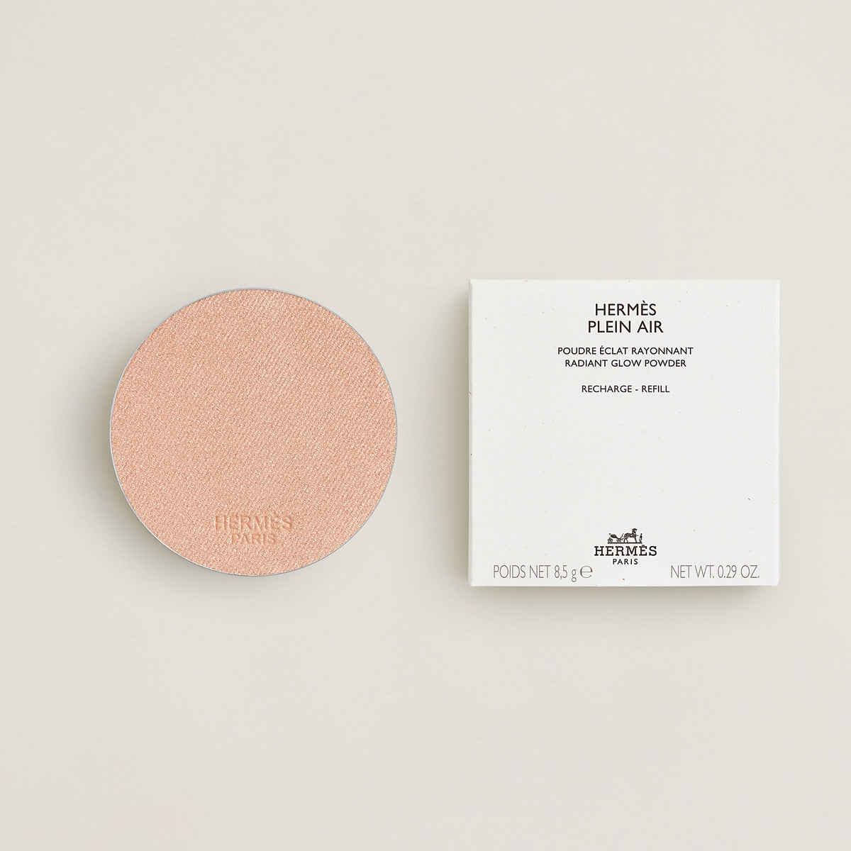 Phấn Phủ HERMÈS Plein Air Radiant Glow Powder - Refill #02 Mirage - Kallos Vietnam