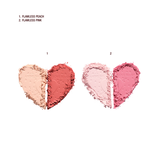 Phấn Má Hồng Charlotte Tilbury Pillow Talk Beauty Soulmates #Flawless Peach