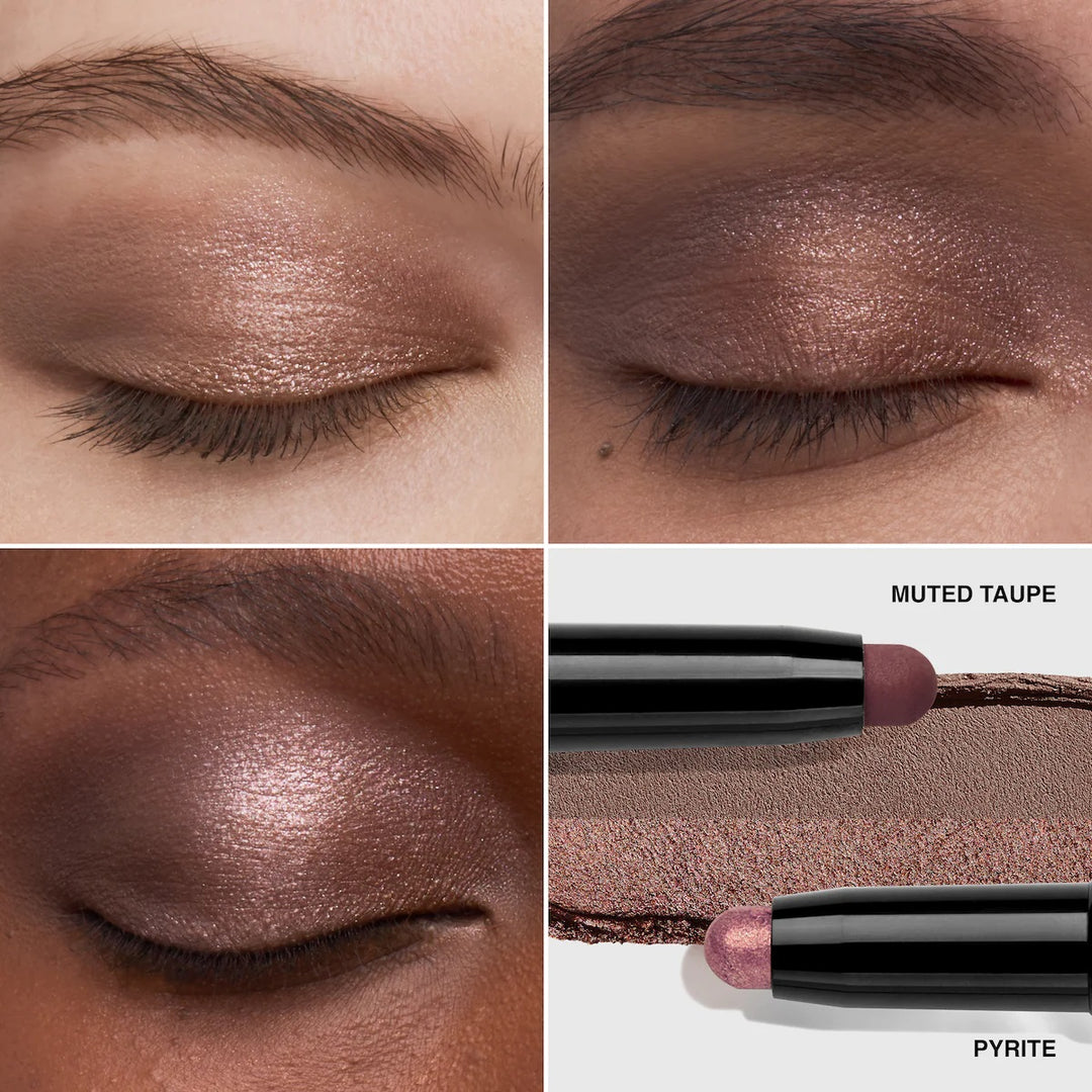 Phấn Mắt Bobbi Brown Dual-Ended Long-Wear Cream Eyeshadow Stick #Pyrite / Muted Taupe