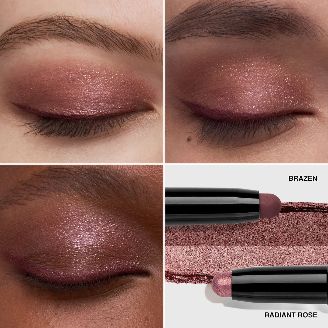 Phấn Mắt Bobbi Brown Dual-Ended Long-Wear Cream Eyeshadow Stick #Radiant Rose / Brazen