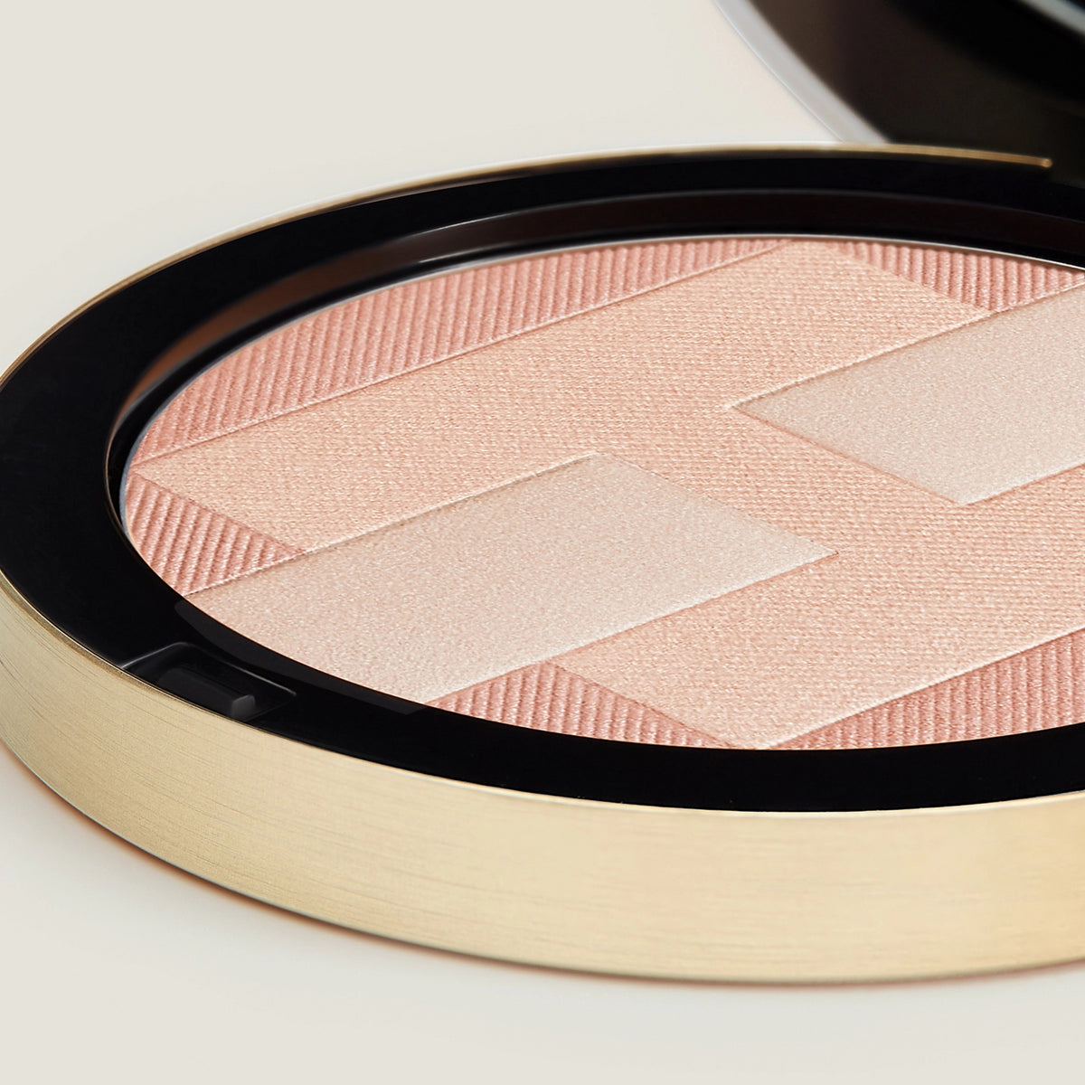 Phấn Phủ HERMÈS Plein Air H Trio Iridescent #01 Rose Atacama - Kallos Vietnam