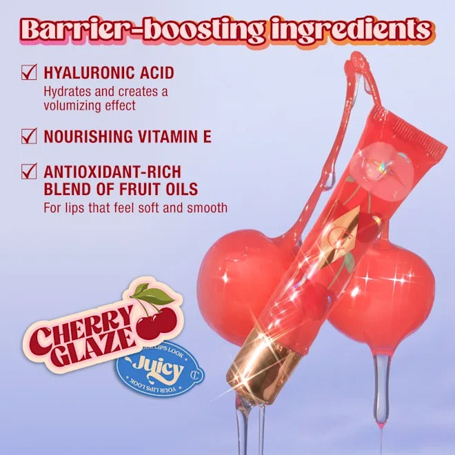 Son Charlotte Tilbury Unreal Lips Glow Nectar Oil #Cherry Glaze